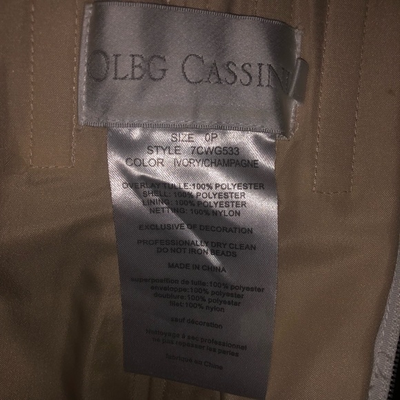 OLGE CASSINI Wedding Gown - Picture 4 of 8